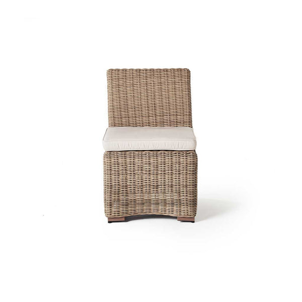 Carmel Dining Side Chair in Natural All-Weather Wicker