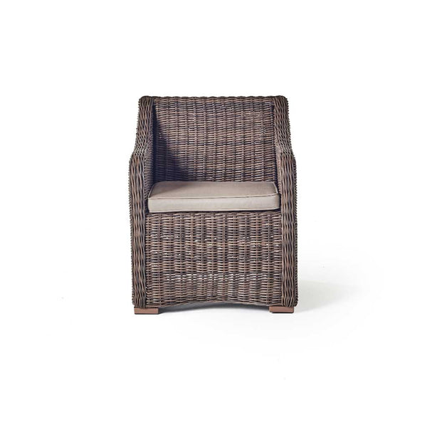 Carmel Dining Arm Chair in Terra All-Weather Wicker