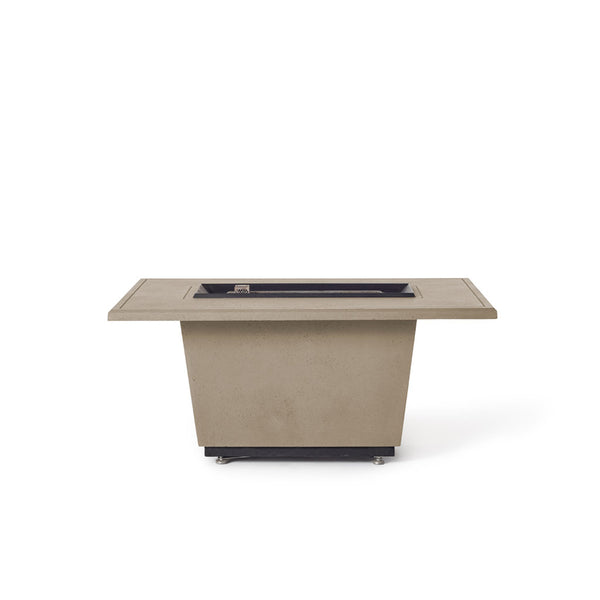 Indio Rectangular Fire Table in Smoke