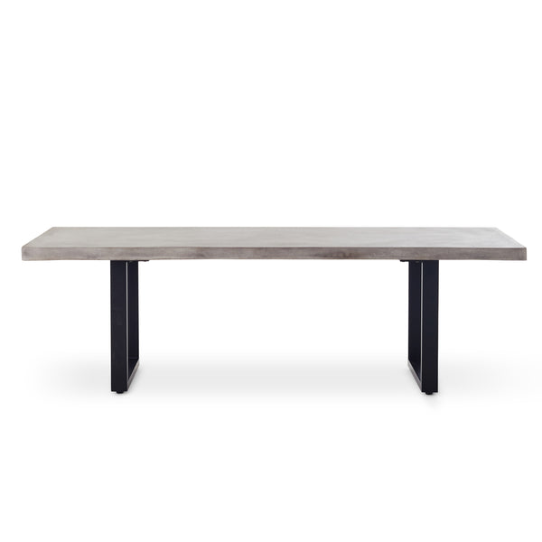 La Jolla 95" Dining Table in Charcoal