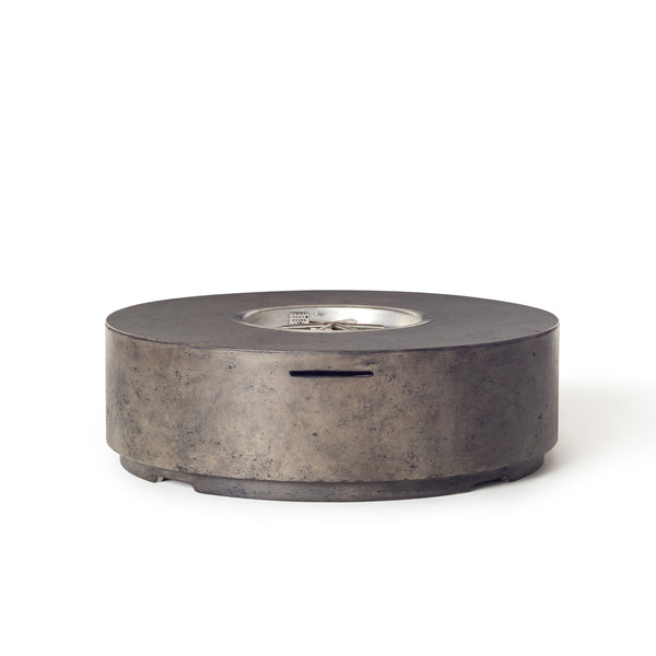 Legend Round Fire Table in Dark Basalt (Propane)