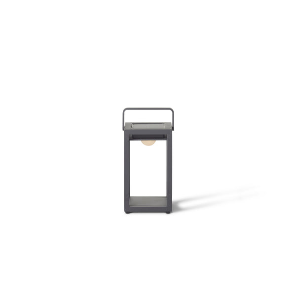 Lux Aluminum Table Lamp in Charcoal