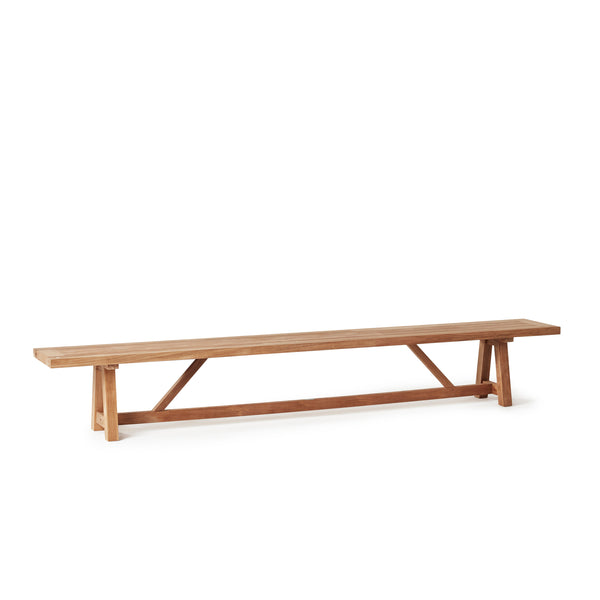 Madera 118" Vintage Teak Bench