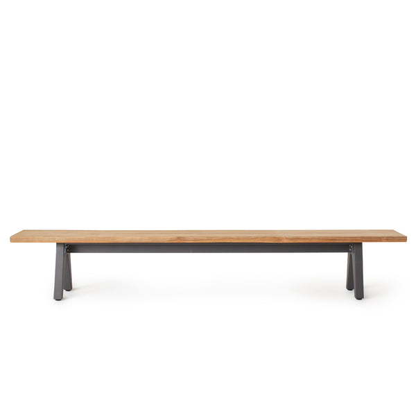 Montara 110" Live Edge Teak Bench