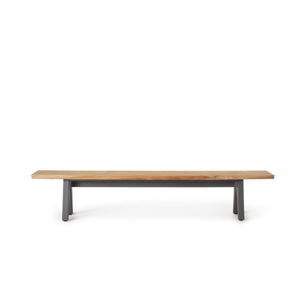 Montara 94" Live Edge Teak Bench